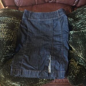 White House Black Market Denim Pencil Skirt